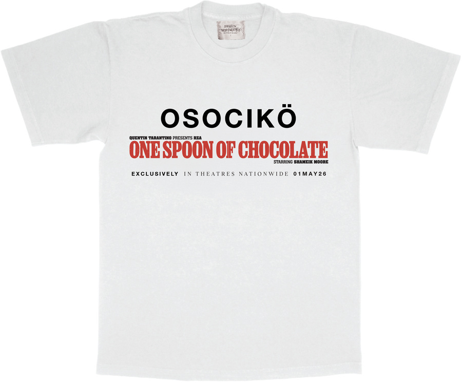 OSOCIKÖ FILM TEE WHITE + OSOCIKÖ FILM POSTER